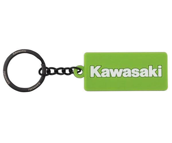 Kawasaki Black/Green Keyring - Image 2