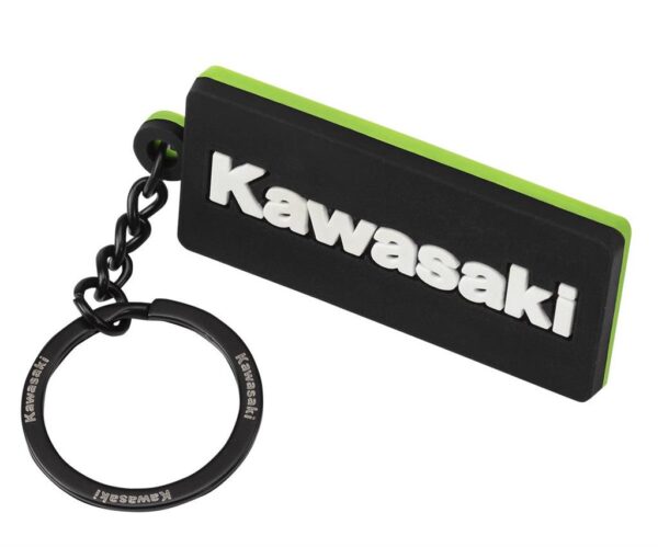 Kawasaki Black/Green Keyring