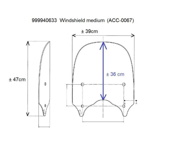 Windshield Medium (Quick Release) - Image 4
