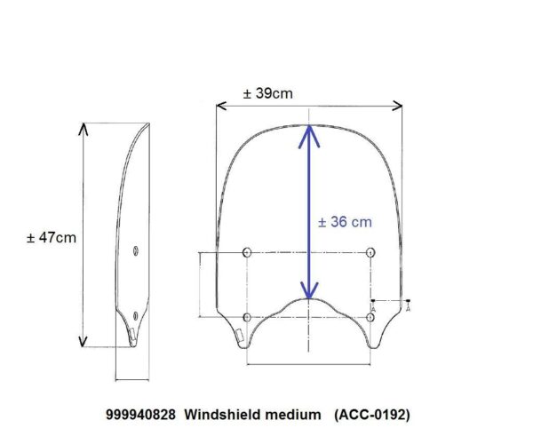 Windshield Medium (Fixed) - Image 4