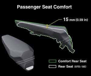 Comfort Rear seat (+15mm)
