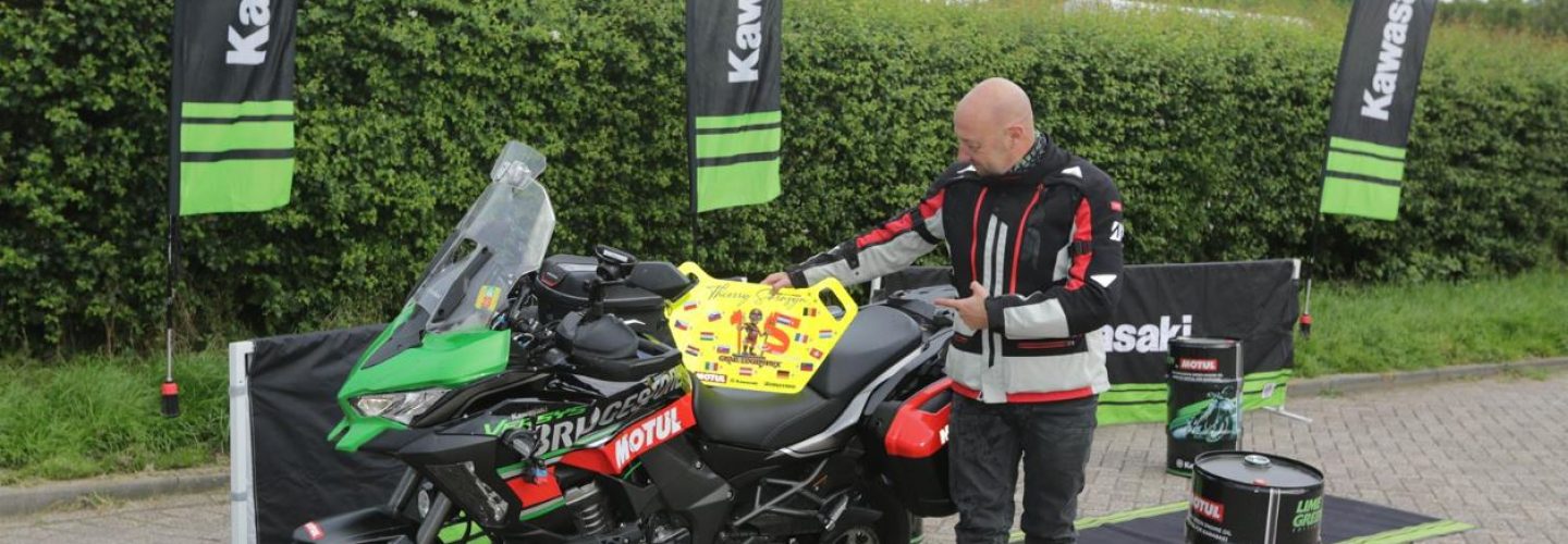 Ultimate touring record achieved: 15 countries in 22 hours with the Kawasaki Versys 1000 SE