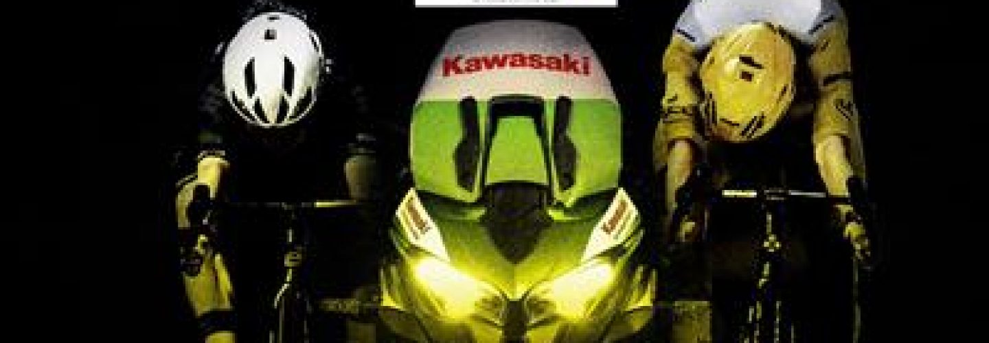 2025 Tour de France Kawasaki Versys 1100 “along for the ride”