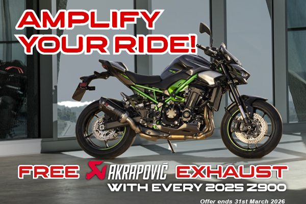 Amplify your 2026 With A Free Z900 Exhaust Upgrade!