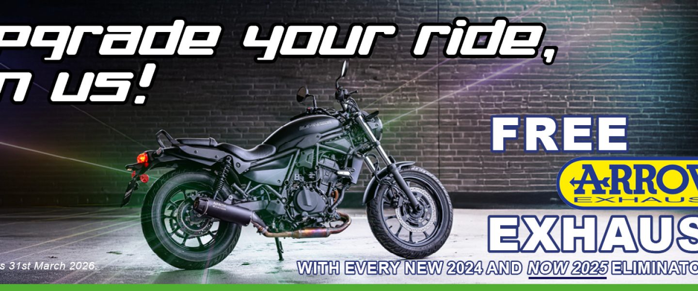 Cruise away with a free Arrow exhaust!