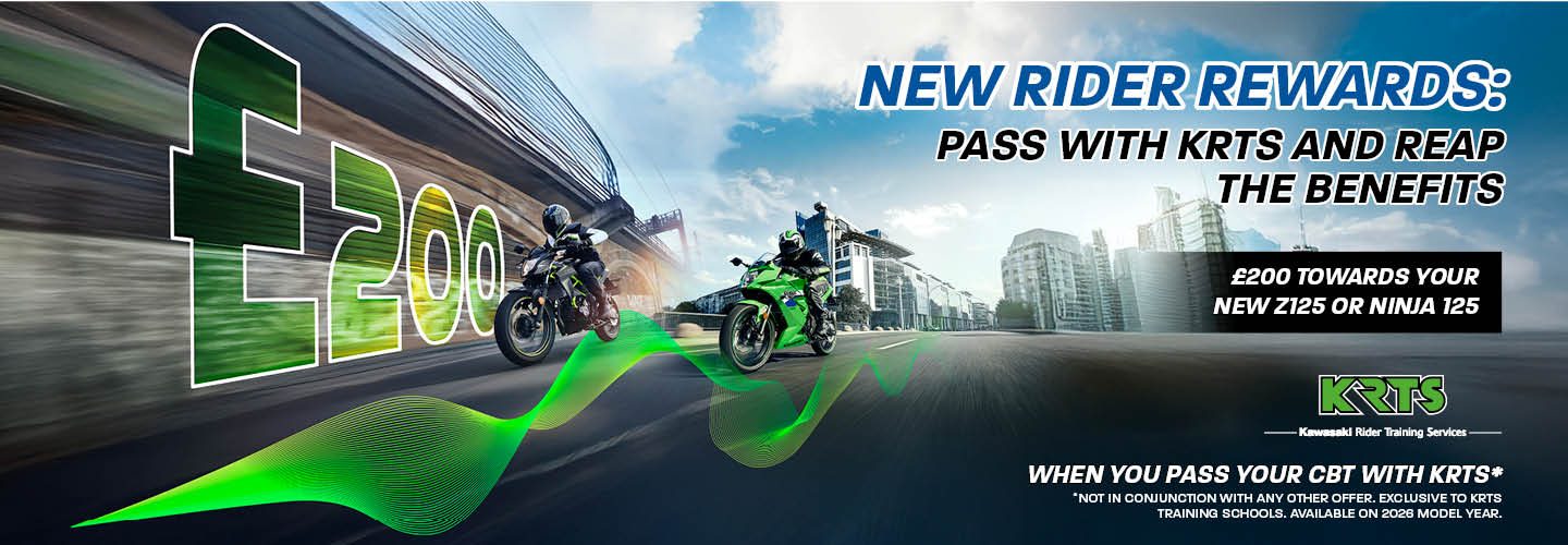 Kawasaki launches £200 new rider promotion